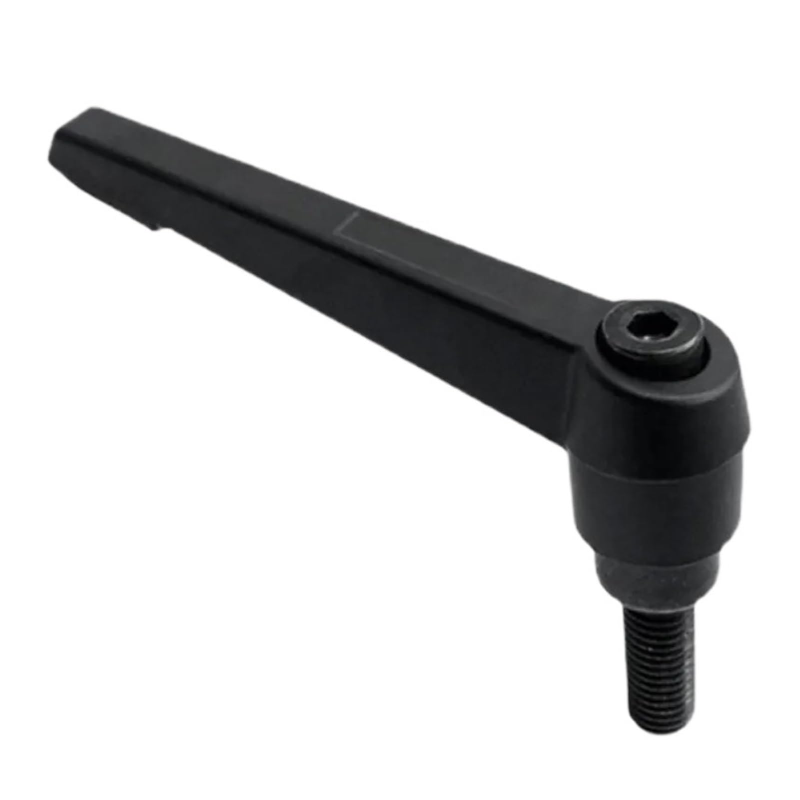 ZUVNIK Adjustable Clamping Lever Handles 1pc M4 M5 M6 M8 M10 Zinc Alloy/Stainless Steel Clamping Lever Handle Screw Adjustable Handle Locking Male Thread Knob(Black Colour,M6X16)