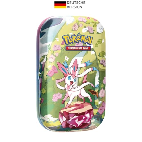 Pokémon JCC DE Cartes À Collectionner : Mini Boîte Carmesin & Pourpre - Évolutions Prismatiques : Félinara (2 boosters & 1 pièce)