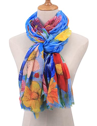 PANTONIGHT Scarf for Women Lightweight Print Fashion for Spring Fall Winter Scarves Shawl Wrap…4