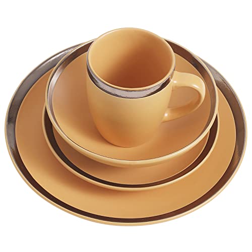 Reviews for Bestone 16 Piece Dinnerware Set, Stoneware, Plates and