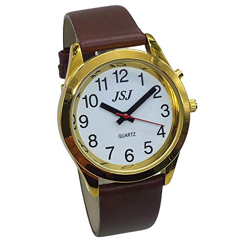 Orologio parlante analogico e tattile, con allare, annuncio dell'ora e data in francese, per