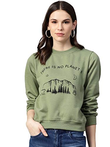 Image of pluss Women's Fleece Round Neck Sweatshirt