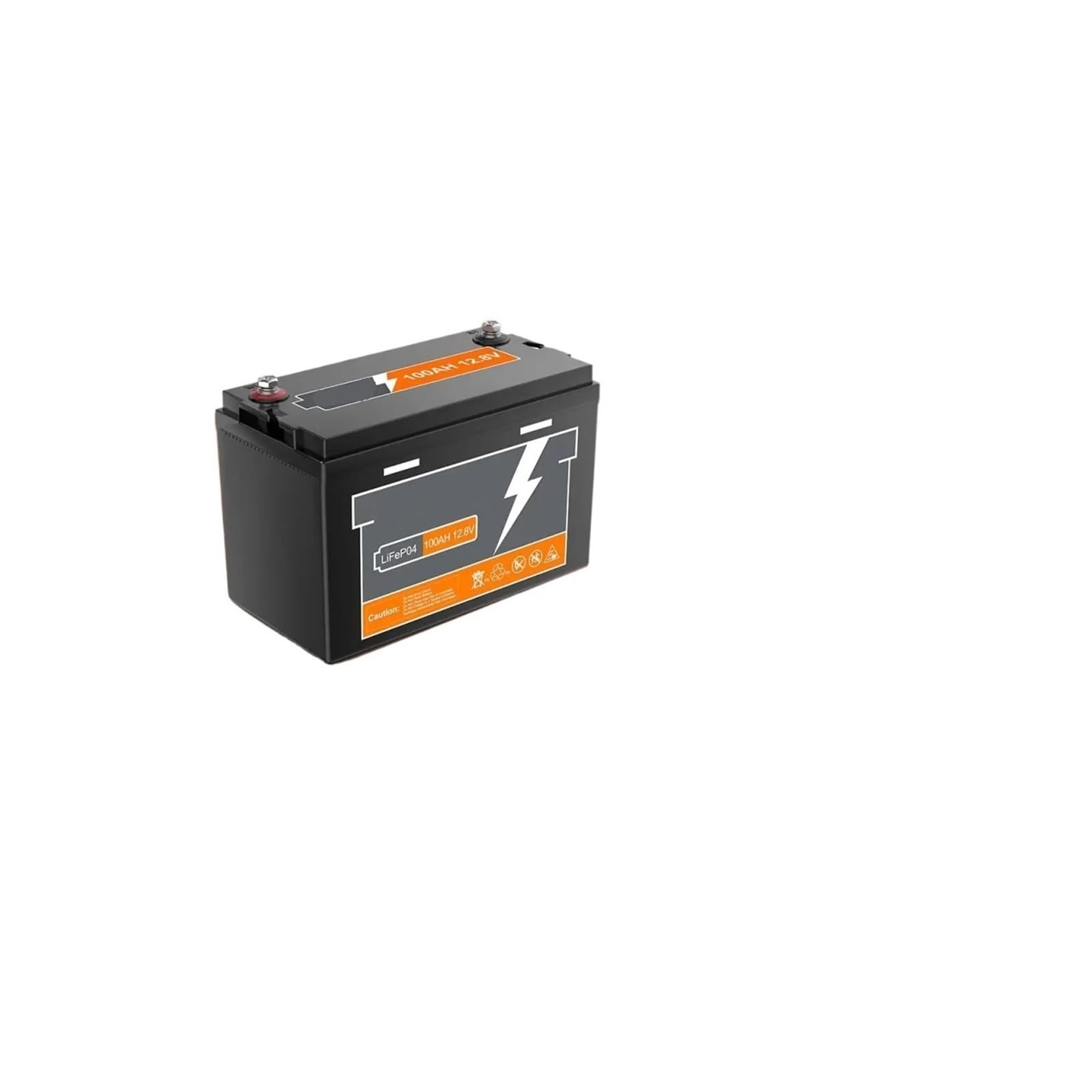 Batteria A Ciclo Profondo, 12 V 100 Ah 150 Ah | BMS di grado A integrato, oltre 6000 cicli profondi, for l'accumulo solare(200AH 12.8V)