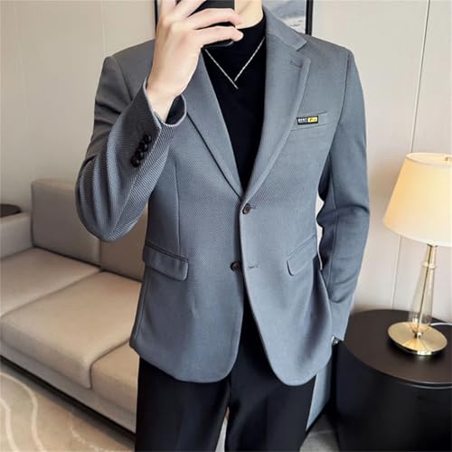 Men Korean Suit Jacket Slim Fit Casual Business Blazers Wedding Social Banquet Party Wedding Dress Coats3