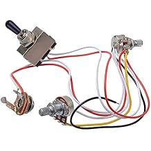 Double Coil Pickup Electric Guitar Line Assembly HH Electric Guitar Tone Three-Speed Converter with Output Pickups Color Black