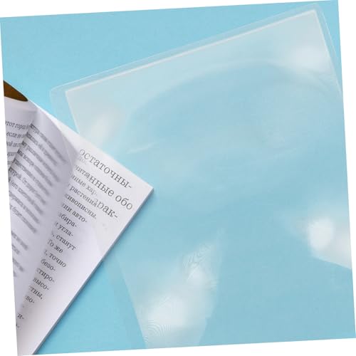 CONGARTENO Large Page Magnifier Sheet PVC Reading Aid for Seniors and Enthusiasts Distortion Computer Monitor Magnifier for Clear Detail Observation - Thumbnail 4