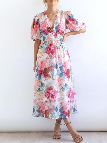 Image of Sissyaki Women's Floral Maxi Dress 2026 Summer Spring Wedding Guest Dress