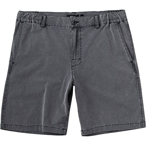 Rvca Mens All Time Coastal Casual Shorts, Pirate Black, 34 Us #TOP2