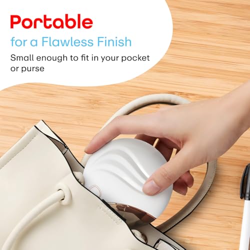 Image of Prime Pick Safe Trim Electric Nail Clipper Portable Anti Splash Anti Pinch Automatic Nail Cutter Baby Adult Manicure Grooming Tool Quiet Operation USB Rechargeable White