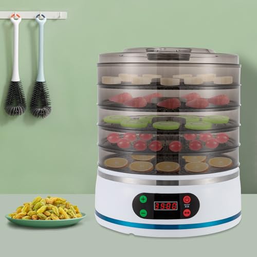 Dörrautomaten, 350W Lebensmittel-Dehydrator Lebensmittel Jerky Gemüse Früchte Trockner Maschine, Dörrapparat für Lebensmittel Fleisch Gemüse Obst Trockner – Bild 7
