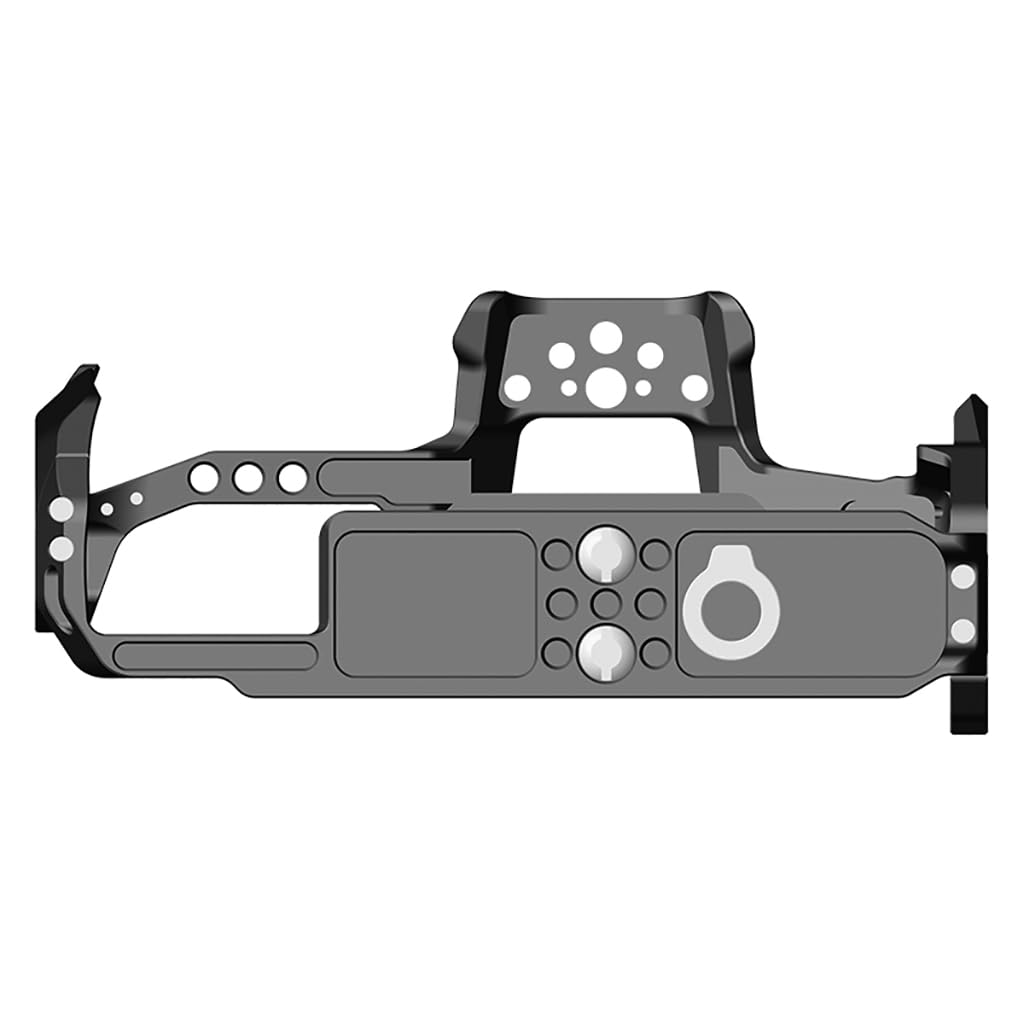 Full Camera Cage for BMPCC 6K Pro for Blackmagic Pocket Cinema Cold Shoe Mount Aluminum Alloy Protective Frame
