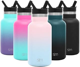 Simple Modern Kids 12oz Ascent Water Bottle with Straw Lid - Stainless Steel