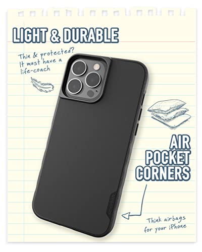 Coque iPhone 13 Pro Max Smartish Gripmunk fine contre chutes et rayures