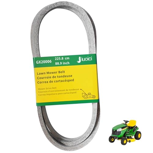 Upgraded GX20006 UC30568 Drive Belt for John Deere D110 D125 D130 D140 D155 D160 D170 S100 S120 S130 S160 LA115 LA145 Lawn Tractor Mower Transmission Drive, 88.9 inch Length, More Durable and Reliable