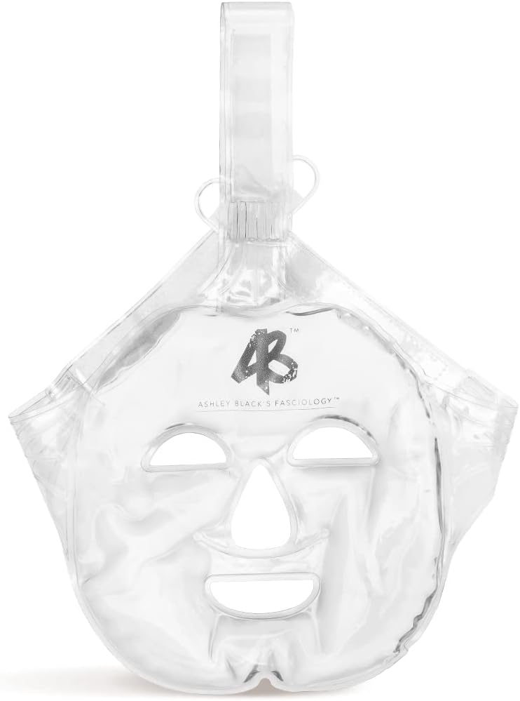 FasciaBlaster KryoPack Face Wrap by Ashley Black - Reusable Ice Pack Mask for Face - Support for Puffiness