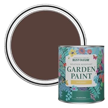 Rust-Oleum Red Mould-Resistant Garden Paint in Matt Finish - Valentina 750ml