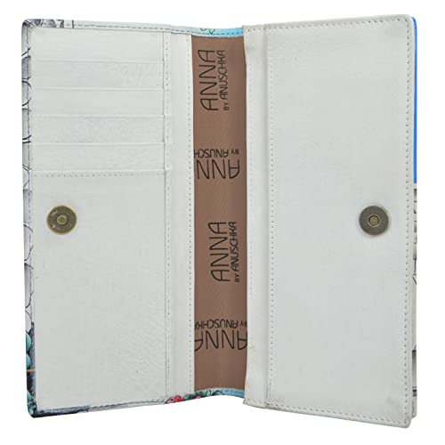 Anna by Anuschka Women's Original Leather Hand-Painted Wallet on a String3