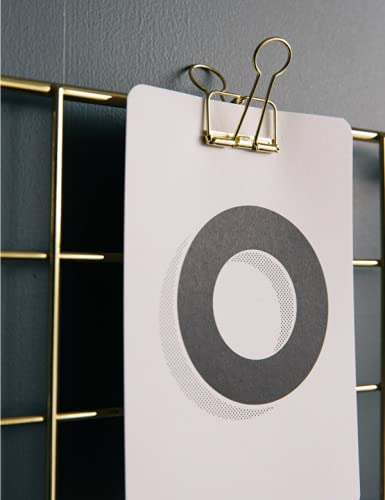 15 Pieces Gold Wire Binder Clips (5M+10S) And 65 Pieces Cute Teardrop Paper Clips Set Assorted Sized Office Stainless Hollow Clamp Binder & Paper Clips By Deedgyo #TOP5