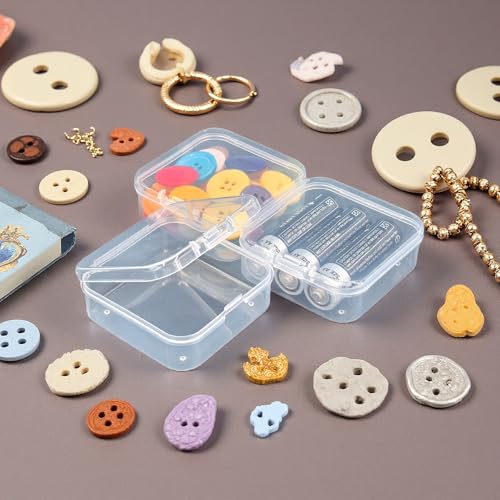 Boîte de rangement plastique transparent bijoux vis batterie 60 cases