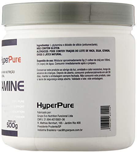 L-Glutamine Pura - 500g - HyperPure, HyperPure