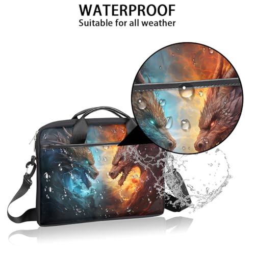 Funda para laptop de 15 pulgadas con correa ajustable miniatura 3