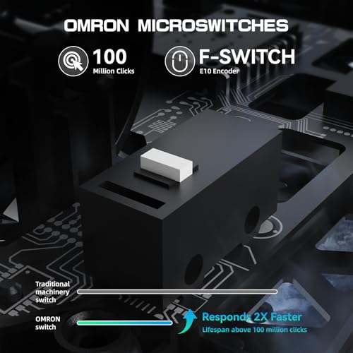 ATTACK SHARK R5 Ultra Koolstofvezel HyperSpeed Draadloze Gamingmuis, 39g Ultralichte Muizen, 2,4 G/BT/USB-C Bedraad, PAW3950MAX-Sensor, 8000Hz Draadloze Pollingsnelheid, 42KDPI, Win/Mac - Zwart - Afbeelding 6