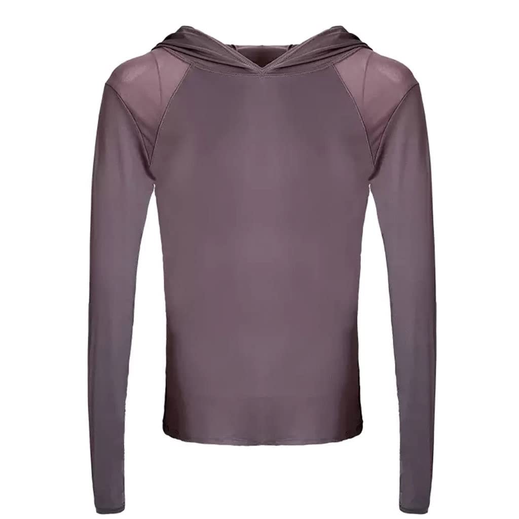 HSQMA Camicia Sportiva da Donna, Magliette da Allenamento A Maniche Lunghe, Magliette da Ginnastica Larghe, Magliette da Yoga con Foro for Il Pollice, Maglietta da Palestra Fitness