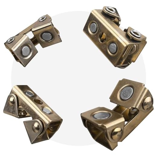Strong Hand Tools, Magnetic V-Pads Kit, Magnets On Both Pad Face & Bottom, 4 Piece Kit (XDV4: 2 pcs. 2", Pull Force 12 lbs) (XFV4: 2 pcs. 2.2", Pull Force 18 lbs), MVDF44