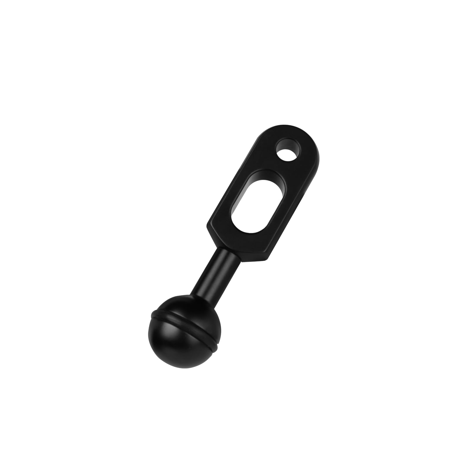 OrcaTorch ZJ19 Ball to YS Head Clip Arm, Aluminum Alloy YS Head Adapter Diving Accessory Lightweight Arm Underwater Photography Gear Lighting System Connector for Diving Strobe/Video Light