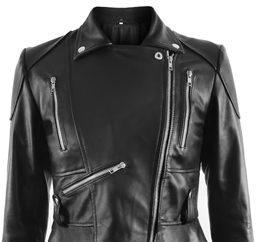 Peplum Jacket for Women - Real Women Leather Jacket - Peplum Leather Jacket for Women3