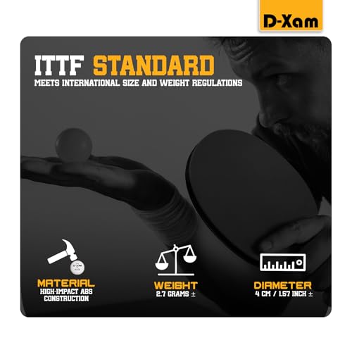 Image of Ping Pong Balls Professional ABS Table Tennis Balls 1 Star or 3 Star Bulk