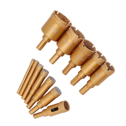 Kit de Brocas Diamante 12 Piezas para Vidrio y Granito miniatura 4