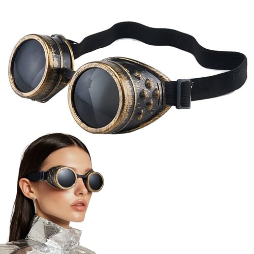 Ya en mundofriki.es: Fesatccoz Gafas Steampunk Estilo Vintage Unisex Victoriano Gótico Transmisión De Luz Del 89% Hombre Señora Con Protección Solar