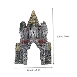 Balacoo Schowek na ryby Betta Höhle Kambodża Budda Statuetka Żywica Akwarium Ornament do akwarium