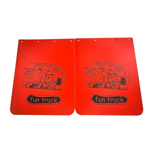 Image of BST BSSP Universal Mud Flaps for Semi Trucks, 24 ''X30'' Straight Heavy-Duty Mud Flap Polymer Semi -Truck Mud Flaps for Freightliner Kenworth Peterbilt International Mud Guards Splash Flaps