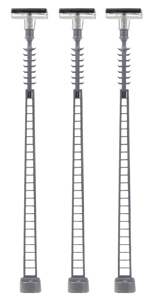 FALLER 272118 - LED-Gittermast-Aufsatzleuchte, warmweiß, 3 Stück - Spurweite N