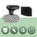 Purgreat Cast Iron Scrubber | Dish Scrub Brush | 316 Cleaner Chainmail Scrubber for Cast Iron Pan Skillet Cleaner - Dish Scouring Pad Dishwasher Safe Cleaning Kit, Black 02