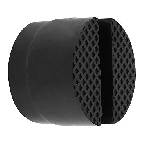 Image of Jack Rubber Pad, Black Universal Floor Jack Stand Pad Adapter Pinch Weld Side Frame Rail Protector Heavy Duty Car Lift Tool Accessories for Most Cars