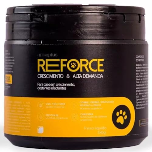 Suplemento Nutroplus Reforce para Cães em Crescimento e Alta Demanda 180g