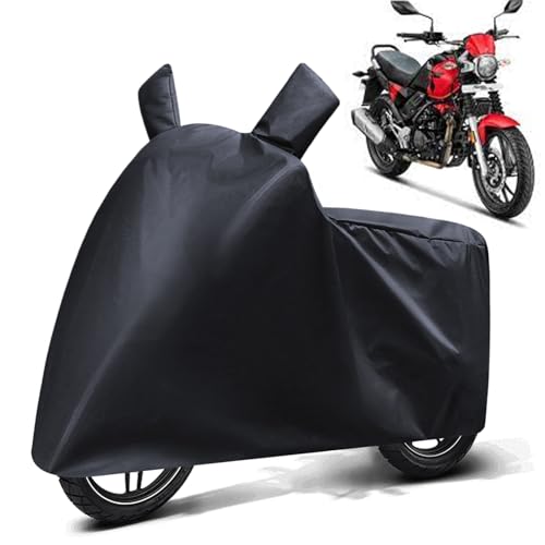 Image of FABTEC Waterproof Bike Body Cover Compatible with Hero XPulse 200 4V, A2 (Black)