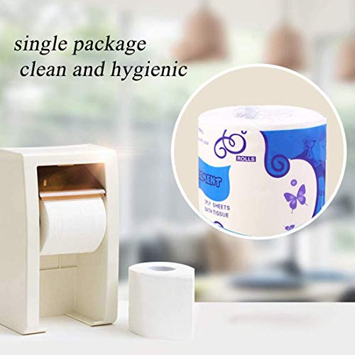 Silky & Smooth Soft Professional Series Premium 3-Ply Toilet Paper, Home Kitchen Toilet Tissue, Soft, Strong and Highly Absorbent Hand Towels for Daily Use (10 Rolls)