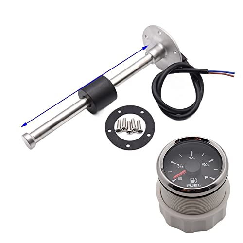 Jauge de niveau de carburant 0-190 ohm indicateur réservoir huile étanche 550mm