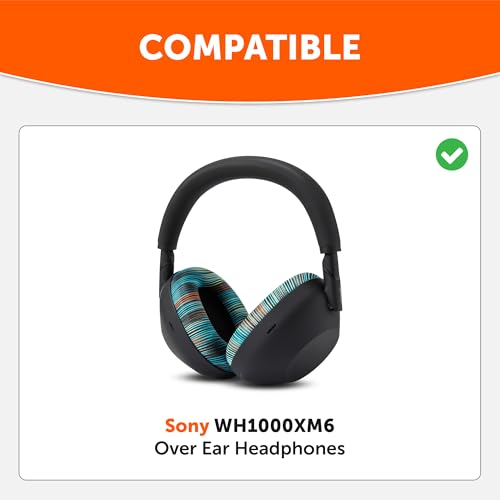 Image of WC PadZ XM6 - Premium Replacement Earpads Compatible with Sony WH-1000XM6 Headphones by Wicked Cushions | Enhanced Comfort, Durable PU Leather & Sound Isolation | The Simulation