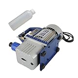 TJHSM 110V 1/3 HP 4.5 CFM Single-Stage Vacuum Pump with Bottle for R12 R22 R134a R410a R502