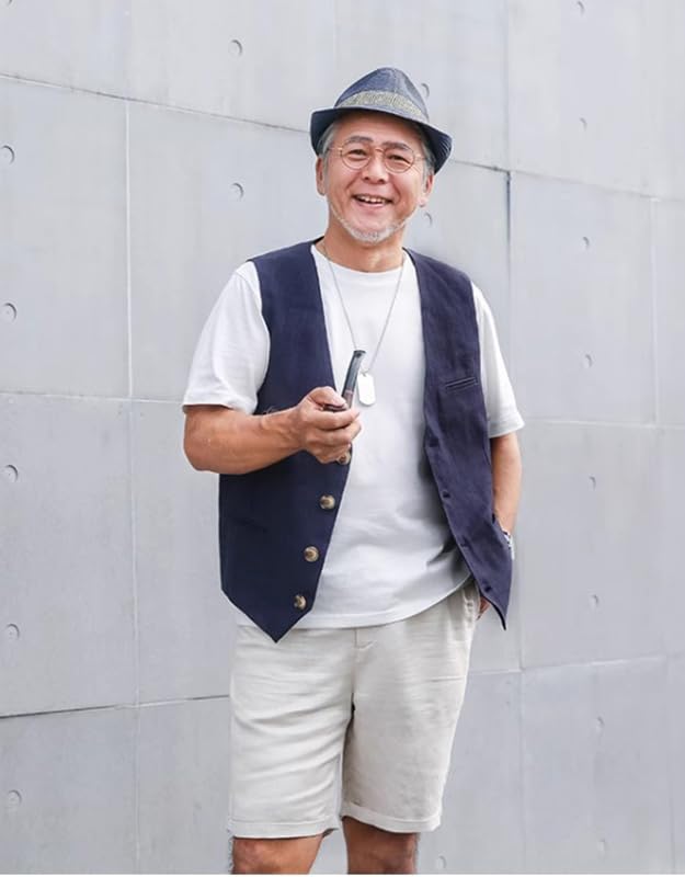 Men's Linen Vest Casual Linen Regular Fit Suit Vests Dress Waistcoat Wedding Business Prom4