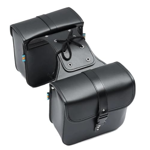Sacoches de selle moto noires pour résoudre vos problèmes de bagages
