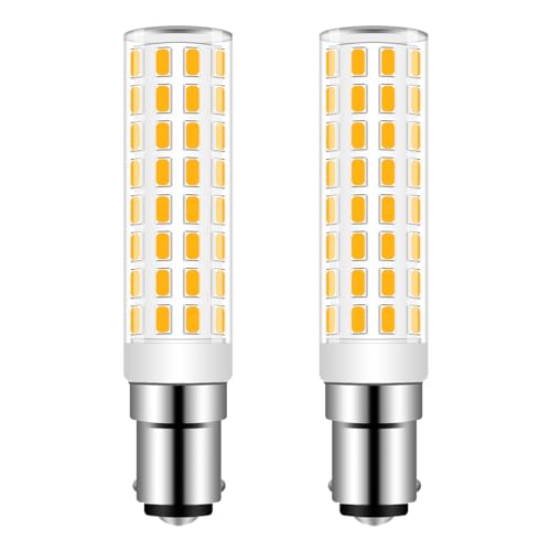 JINLONTA Lampadina alogena a LED B15D, 7,5 W, 100 W, luce bianca calda, 3000 K, AC 230 V, set da 2 pezzi