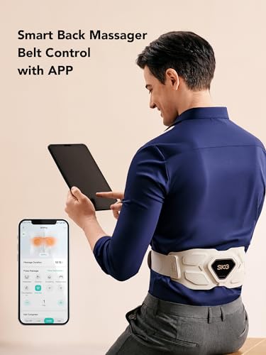 SKG W9 PRO Adjustable Cordless Infrared Back Massager for Men and Women