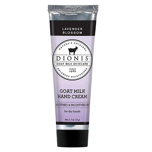 Dionis Goat Milk Skin Care Lavender Blossom Scented Hand Cream Set - Cruelty Free Travel Size Hand Lotion For Hydrating & Moisturizing Dry Skin - Paraben Free Formula Made In The Usa, 1 Oz Set Of 4 #TOP1