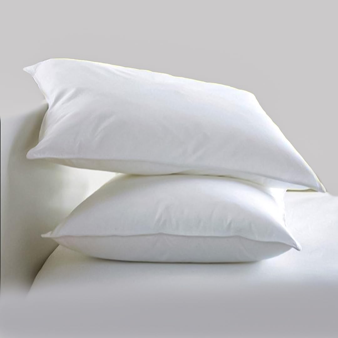 Standard Pillows - Super Support Firm Side Sleeper Bed Pillows 2 Pack Hotel Quality for Ne...
